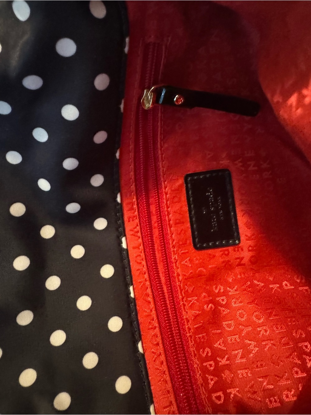 kate spade New York Aleah Black with White Polka Dot Crossbody Bag - Picture 4 of 8